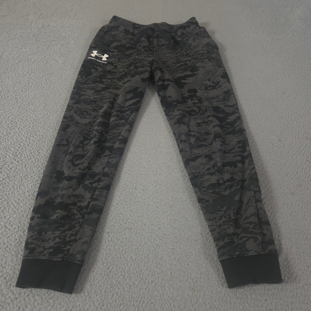 Under Armour Sweatpants Boys L Multi Rival Fleece ABC Camo Tapered Joggers